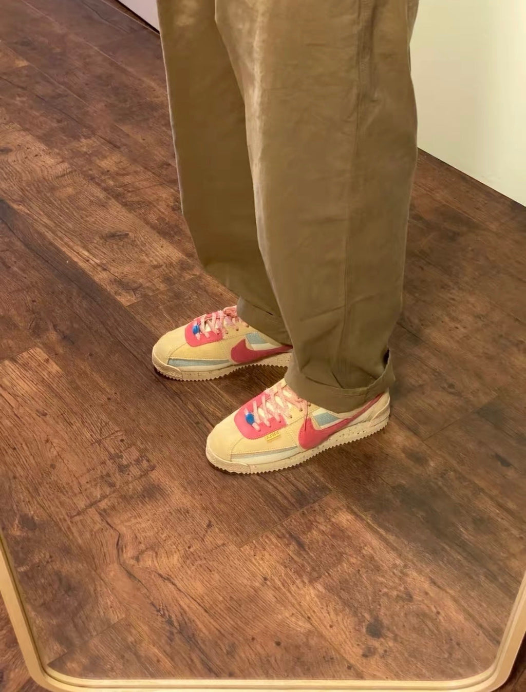 Nike Cortez SP Union LA Sneakers in Sesame DR1413-200 - product image from the listing.