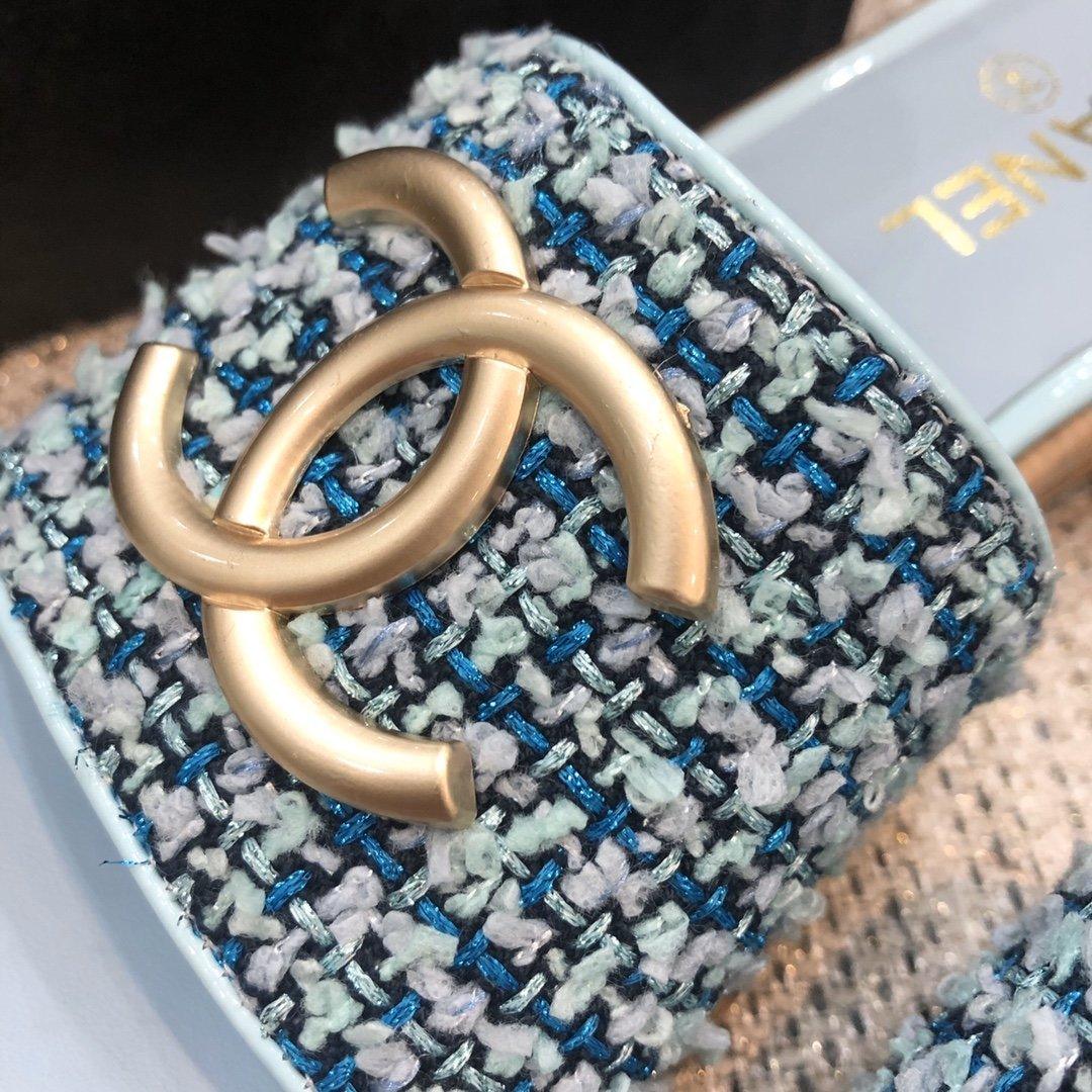 Sandals by Chanel - product photo shown in the listing for this item.