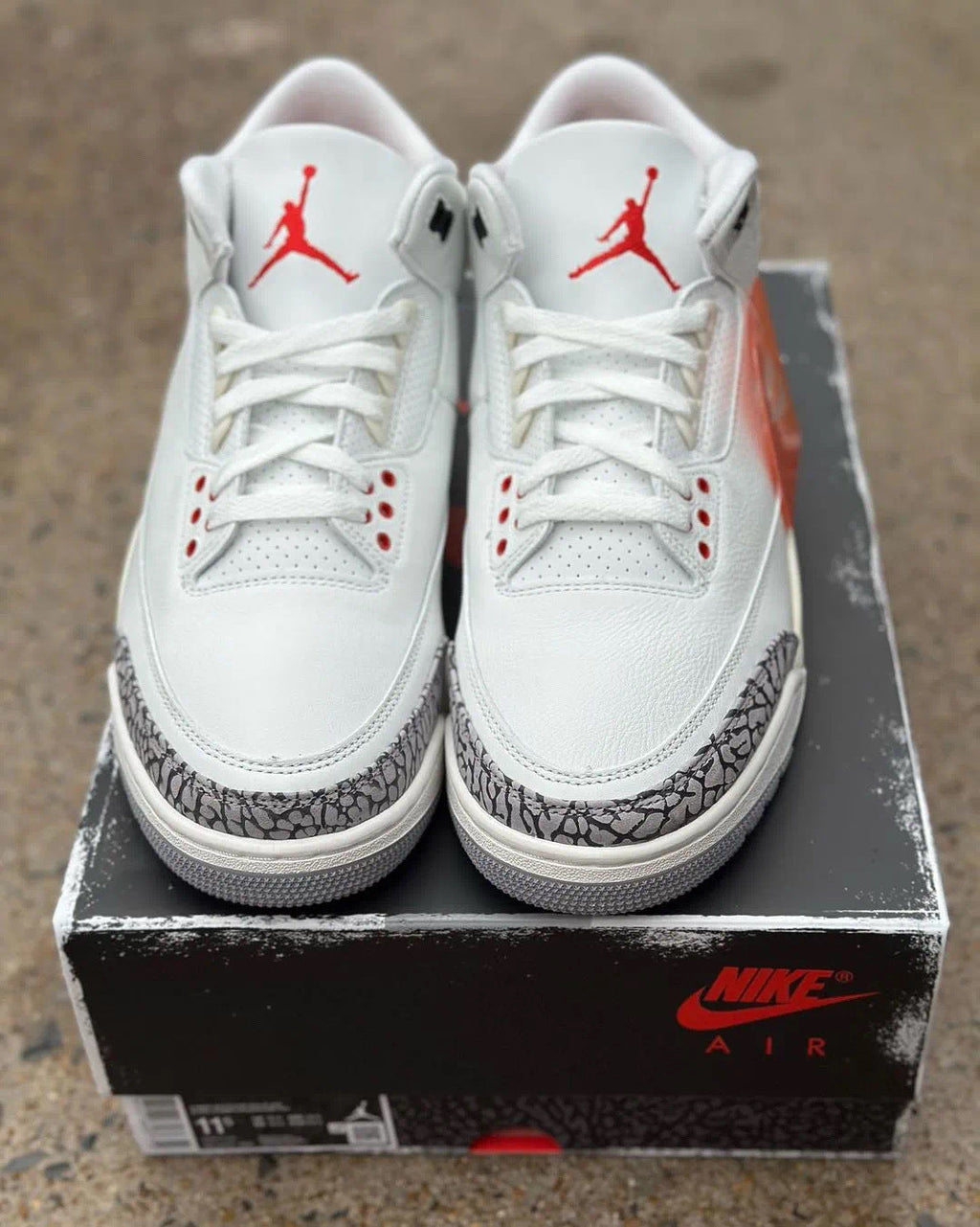 Air Jordan 3 White Cement Reimagined Sneakers DN3707-100 - product image from the listing.