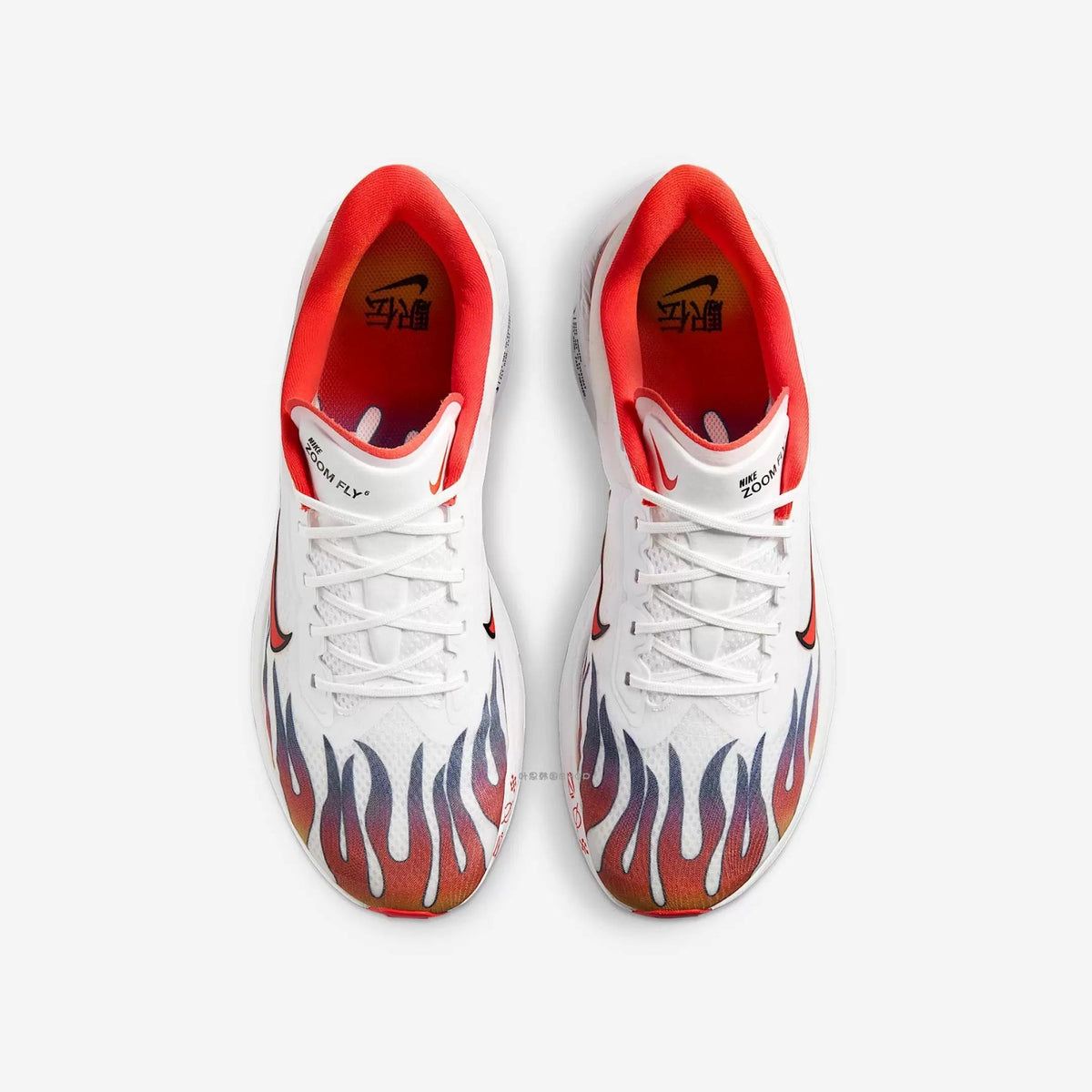 Nike Zoom Fly 6 Running Shoes in White Red HQ3498-100 - product image from the listing.