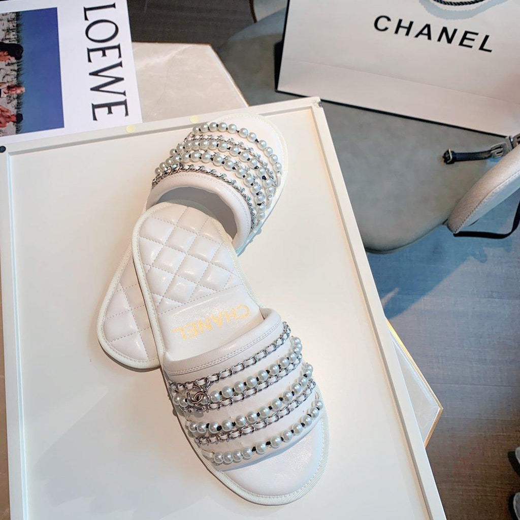 Sandals by Chanel - product photo shown in the listing for this item.