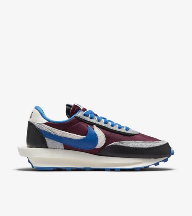 Nike LDWaffle sacai x UNDERCOVER in Burgundy Blue DJ4877-600 - product image from the listing.