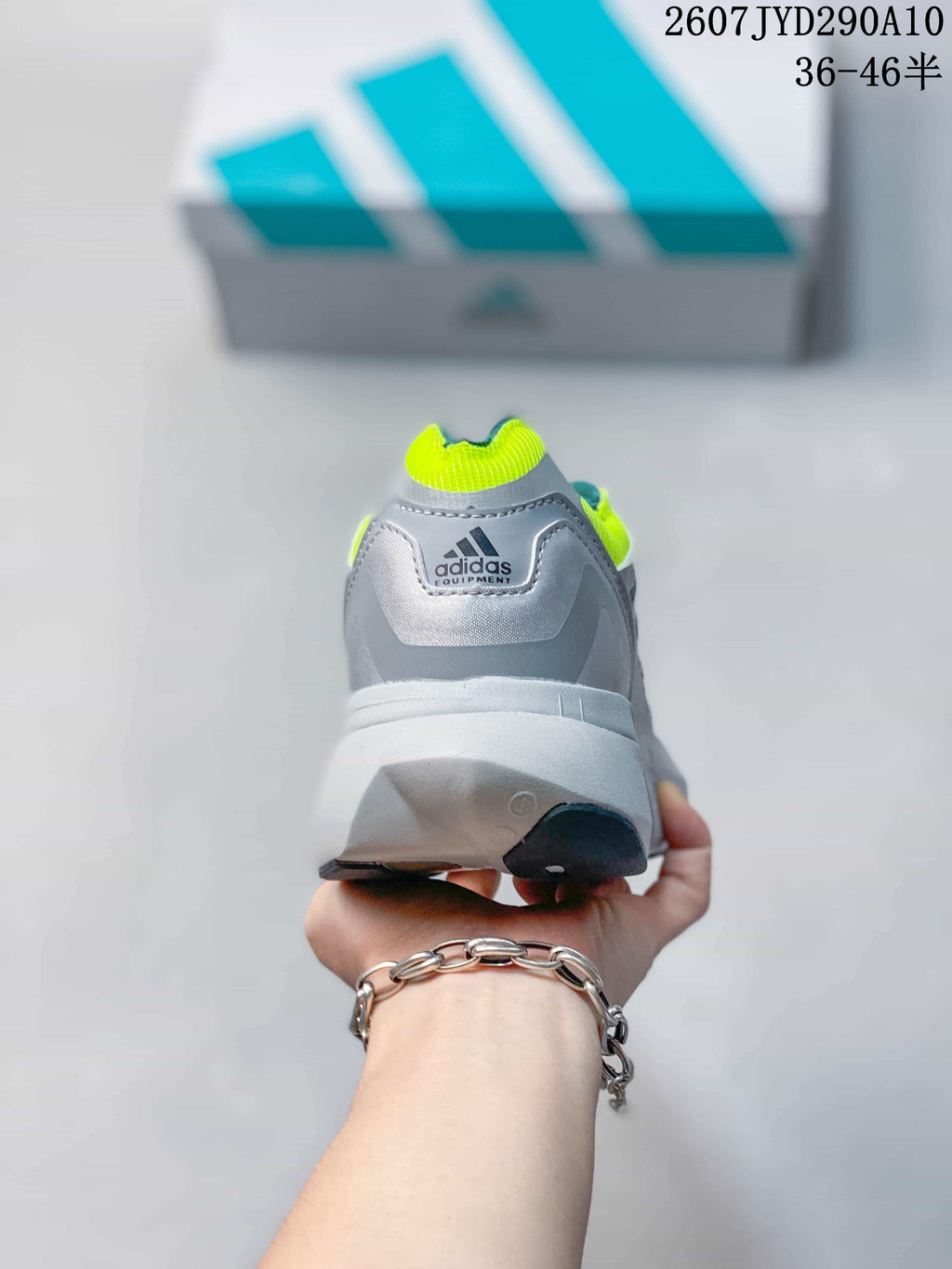 adidas Equipment Adios Pro Shoes for Running Grey Neon - product image from the listing.