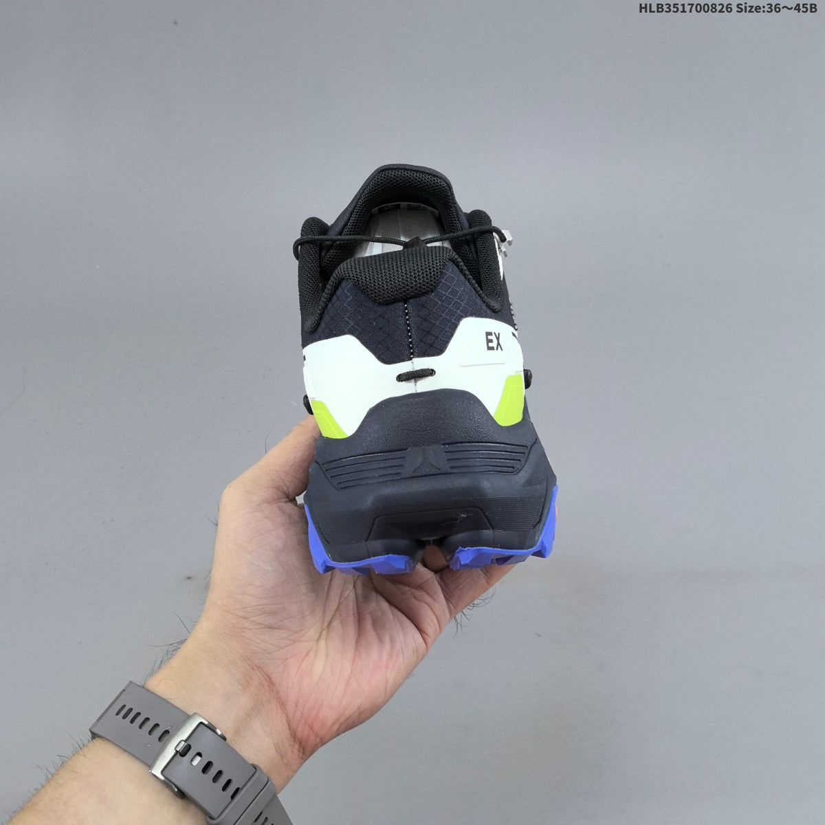 Kailas Fuga EX3 BOA Trail Running Shoes, in White and Navy - product image from the listing.