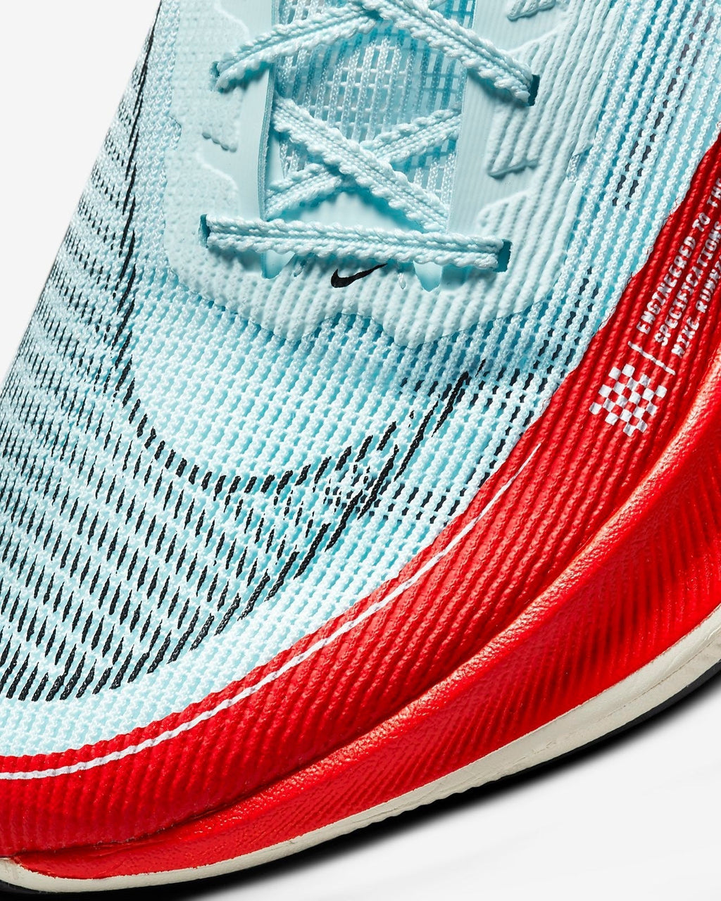 Nike ZoomX Vaporfly NEXT% 2 Running Shoes in Ice Blue CU4111-400 - product image from the listing.
