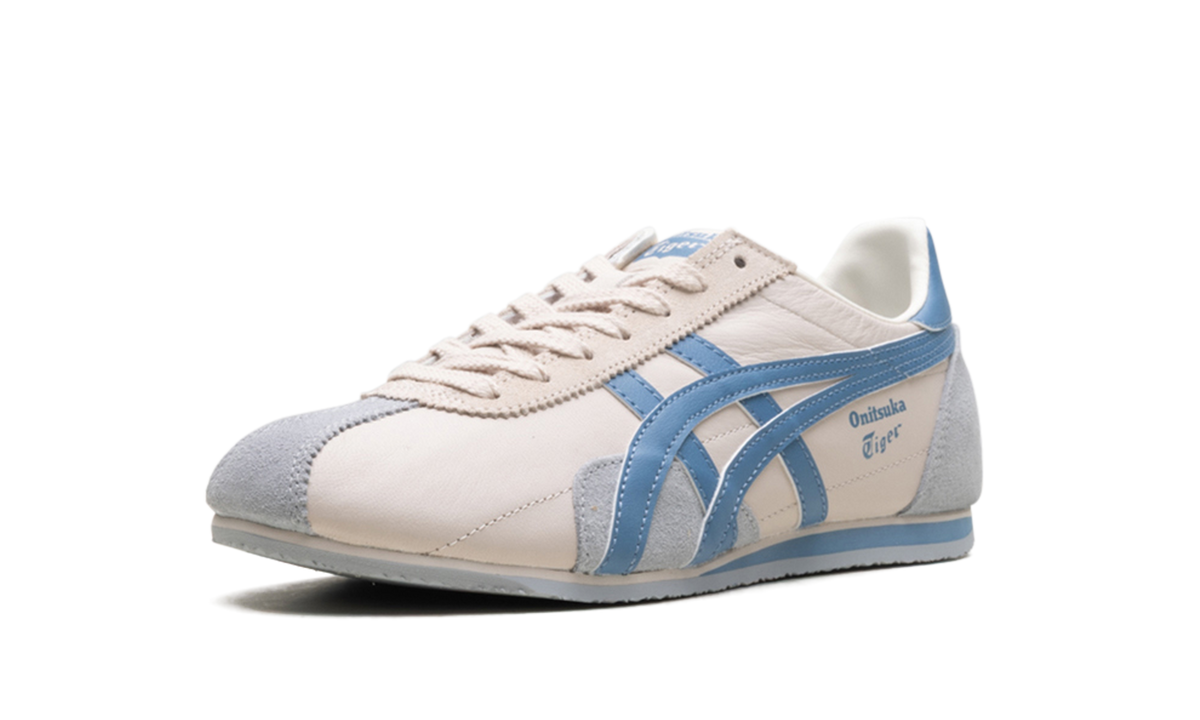 Onitsuka Tiger Runspark in Cream Light Blue 152113 - product image from the listing.