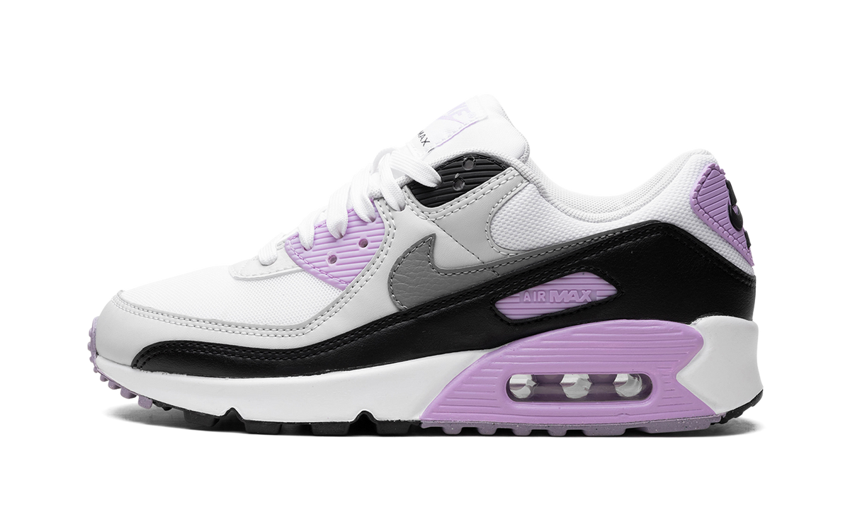 Women's Air Max 90 "White Lilac" DH8010 103 - product image from the listing.