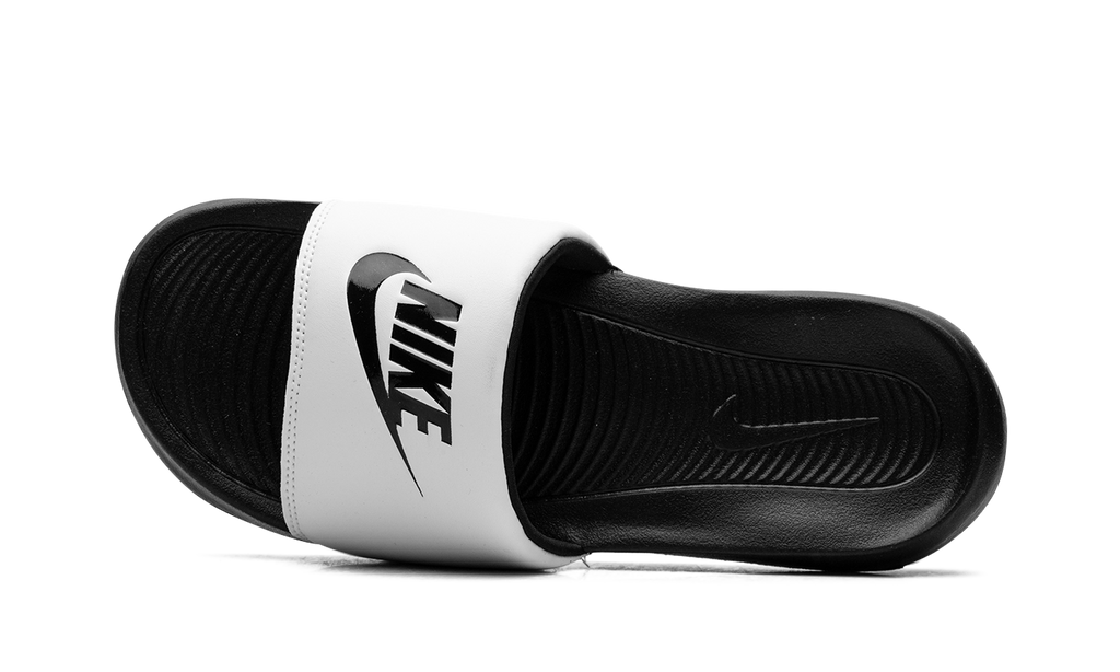 "Black White" Victori One Slide CN9675-005 - product image from the listing.