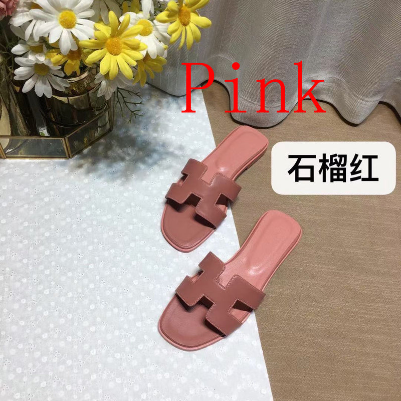 Women's MJHS03 Leather Slippers - product image from the listing.