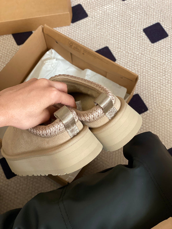 Women's BUS0 Wool Leather Shoes 35-41 with box - product image from the listing.