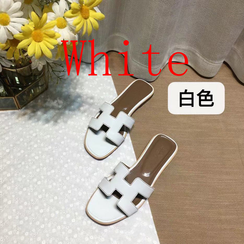 Women's MJHS03 Leather Slippers - product image from the listing.