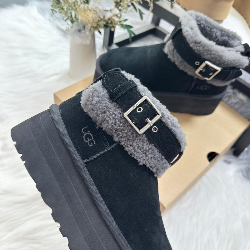 Women's BUS14 Wool 5CM Shoes 35-40 with box - product image from the listing.