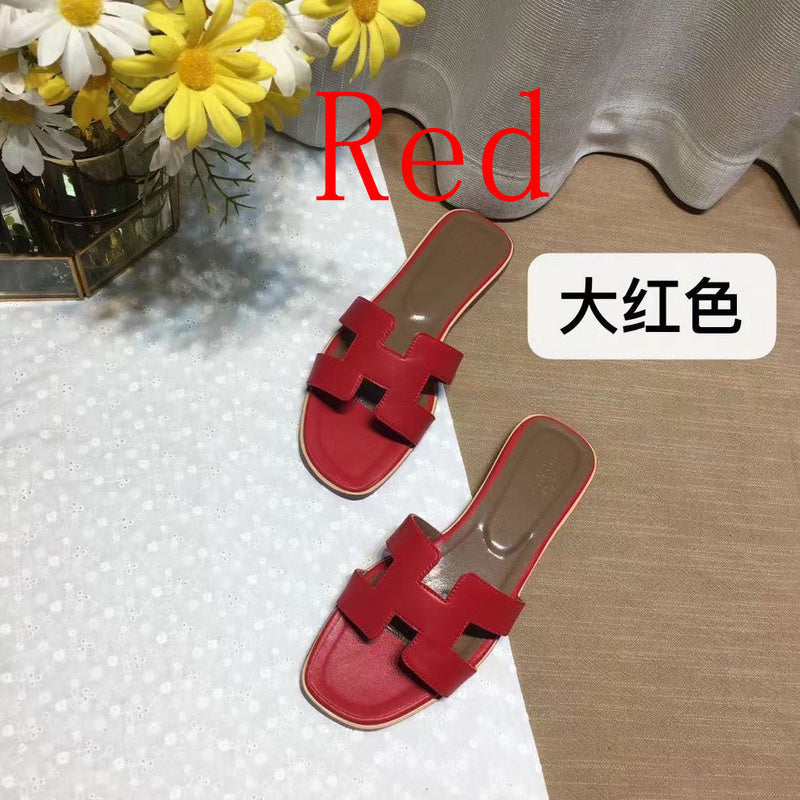 Women's MJHS03 Leather Slippers - product image from the listing.