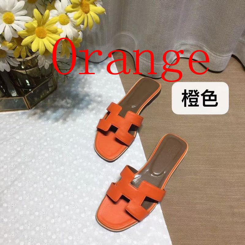 Women's MJHS03 Leather Slippers - product image from the listing.