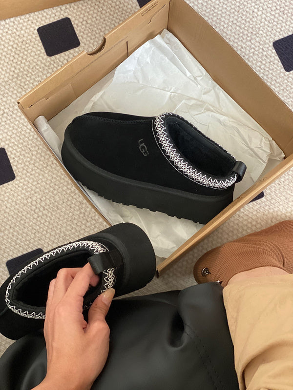Women's BUS0 Wool Leather Shoes 35-41 with box - product image from the listing.
