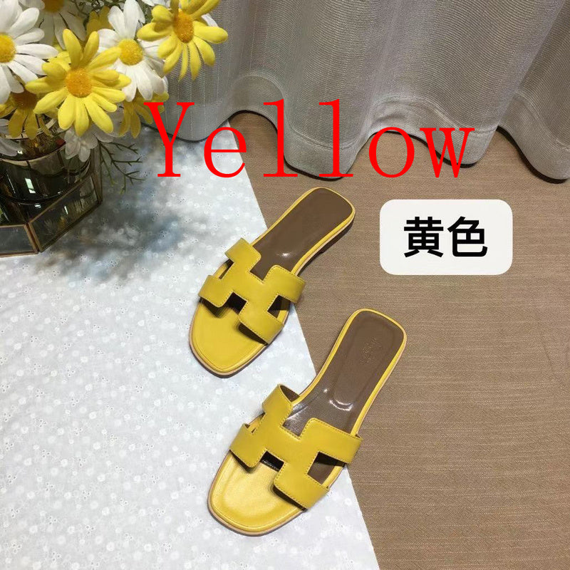Women's MJHS03 Leather Slippers - product image from the listing.