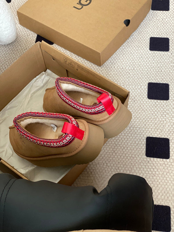 Women's BUS0 Wool Leather Shoes 35-41 with box - product image from the listing.