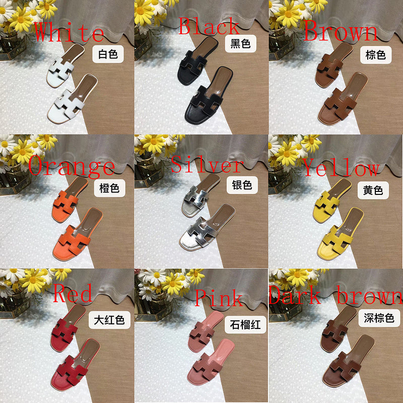Women's MJHS03 Leather Slippers - product image from the listing.