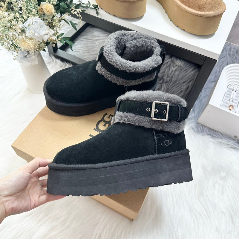 Women's BUS14 Wool 5CM Shoes 35-40 with box - product image from the listing.