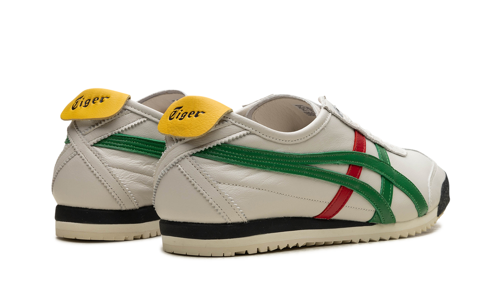 Onitsuka Tiger Mexico 66 Sd in Birch Green Red Yellow 127341 - product image from the listing.