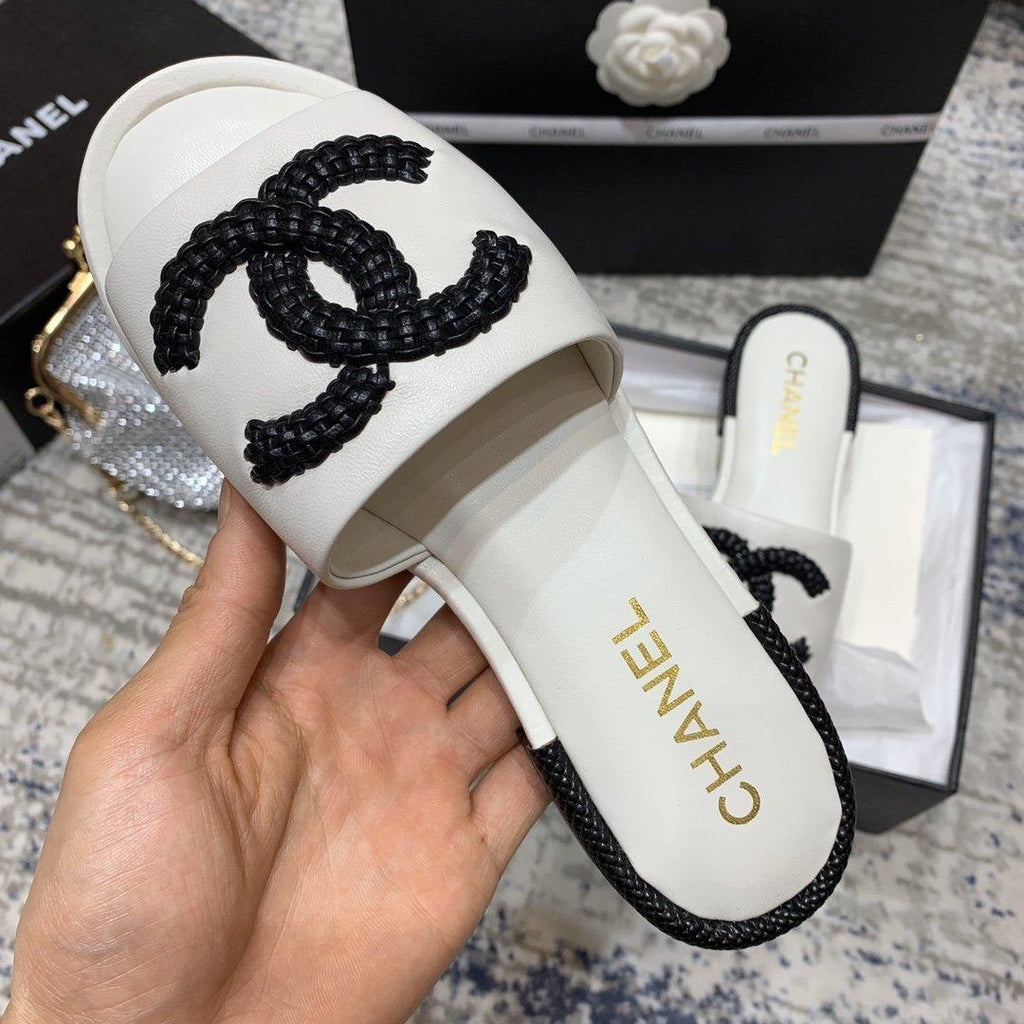 Sandals by Chanel - product photo shown in the listing for this item.