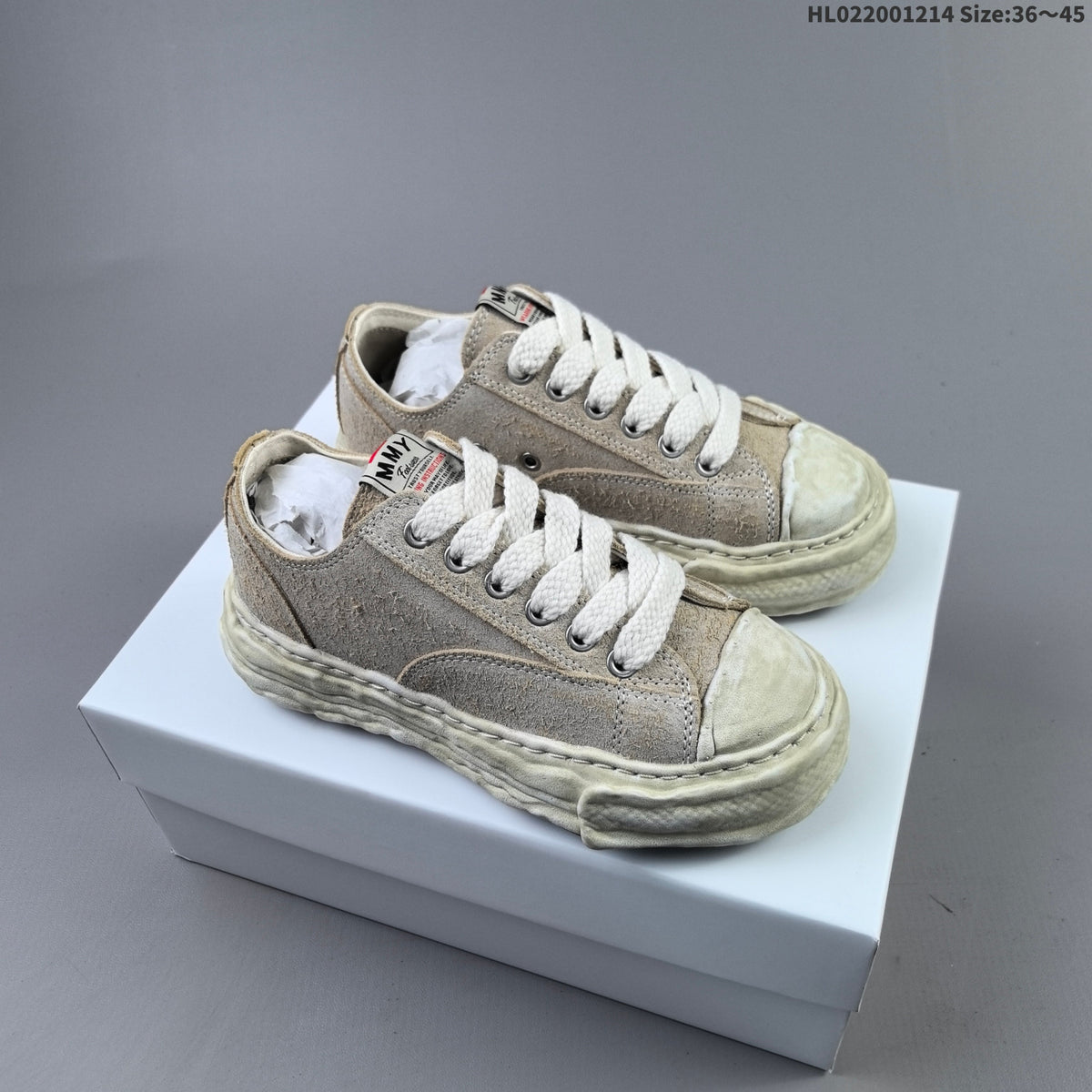 Maison Mihara Yasuhiro Original Sole Low Sneakers, in Beige - product image from the listing.