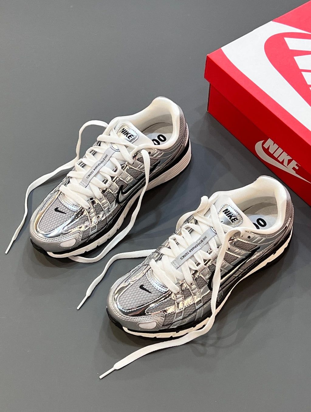 Nike P-6000 Sneakers in Silver Gray CN0149-001 - product image from the listing.