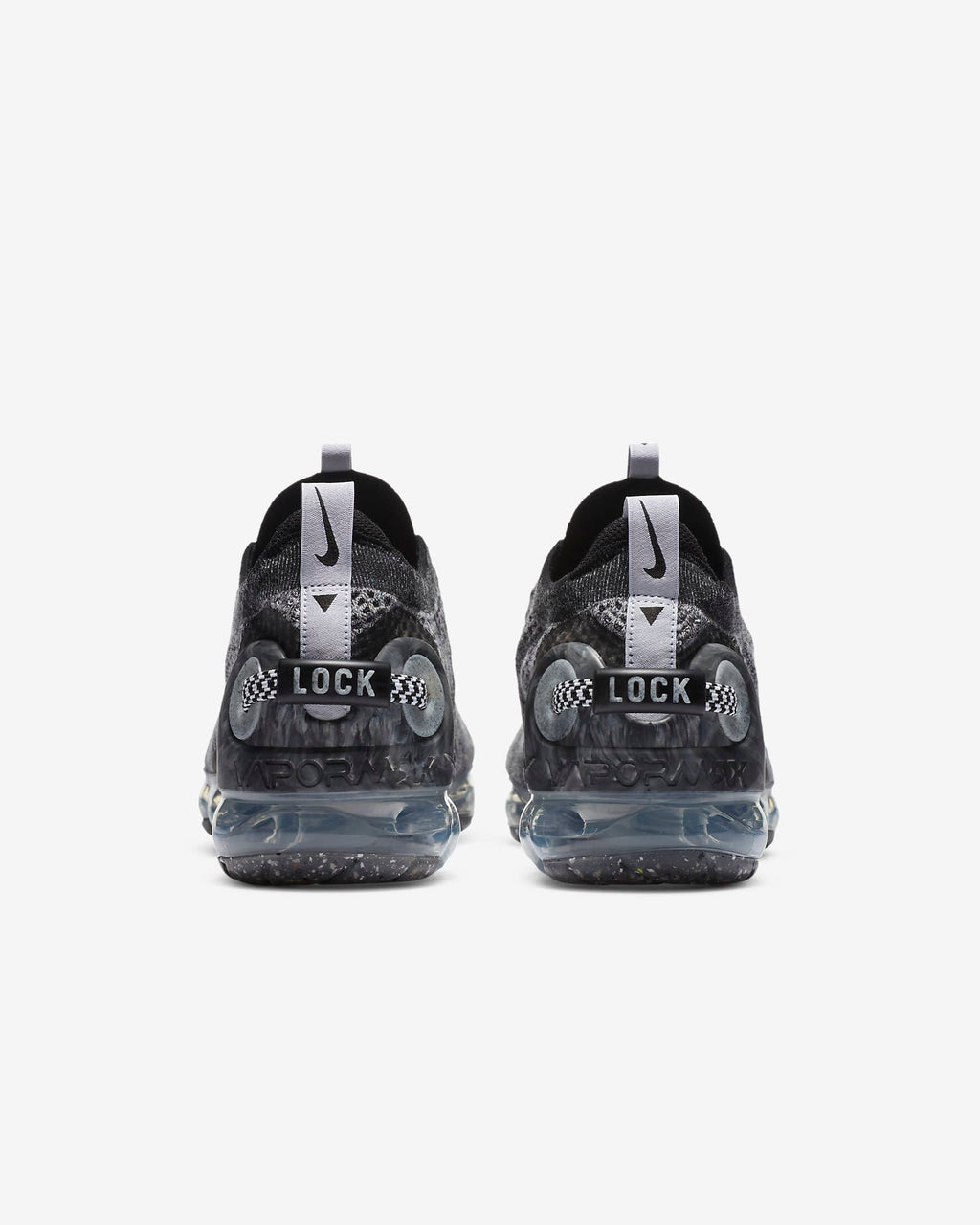 Nike Air VaporMax 2020 Flyknit Sneakers in Black Gray CT1823-001 - product image from the listing.
