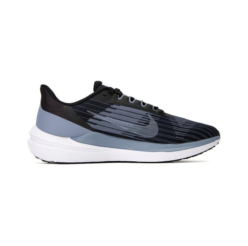 Nike Air Winflo 9 Running Shoes in Black Grey DD6203-008 - product image from the listing.