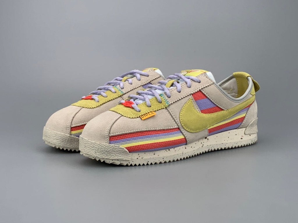 Nike Cortez SP Union LA Lemon Frost Trainers DR1413-100 - product image from the listing.