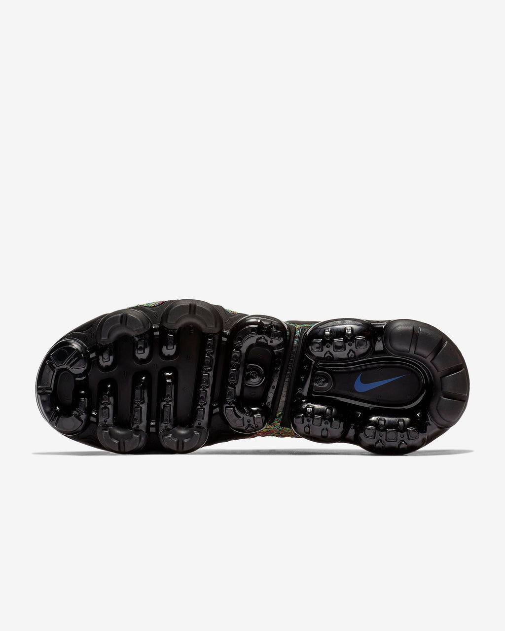 Nike Air VaporMax Flyknit 2 Sneakers in Black Multicolor 942842-015 - product image from the listing.