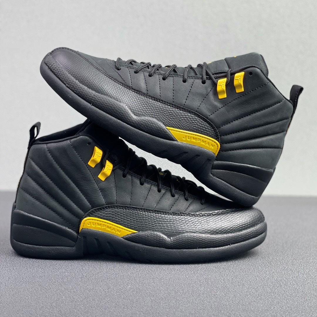Black Taxi Sneakers - Air Jordan 12 Retro CT8013-071 - product image from the listing.