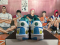 Nike Smiley Basketball Shoes in White, Teal, in Blue and Red - product image from the listing.