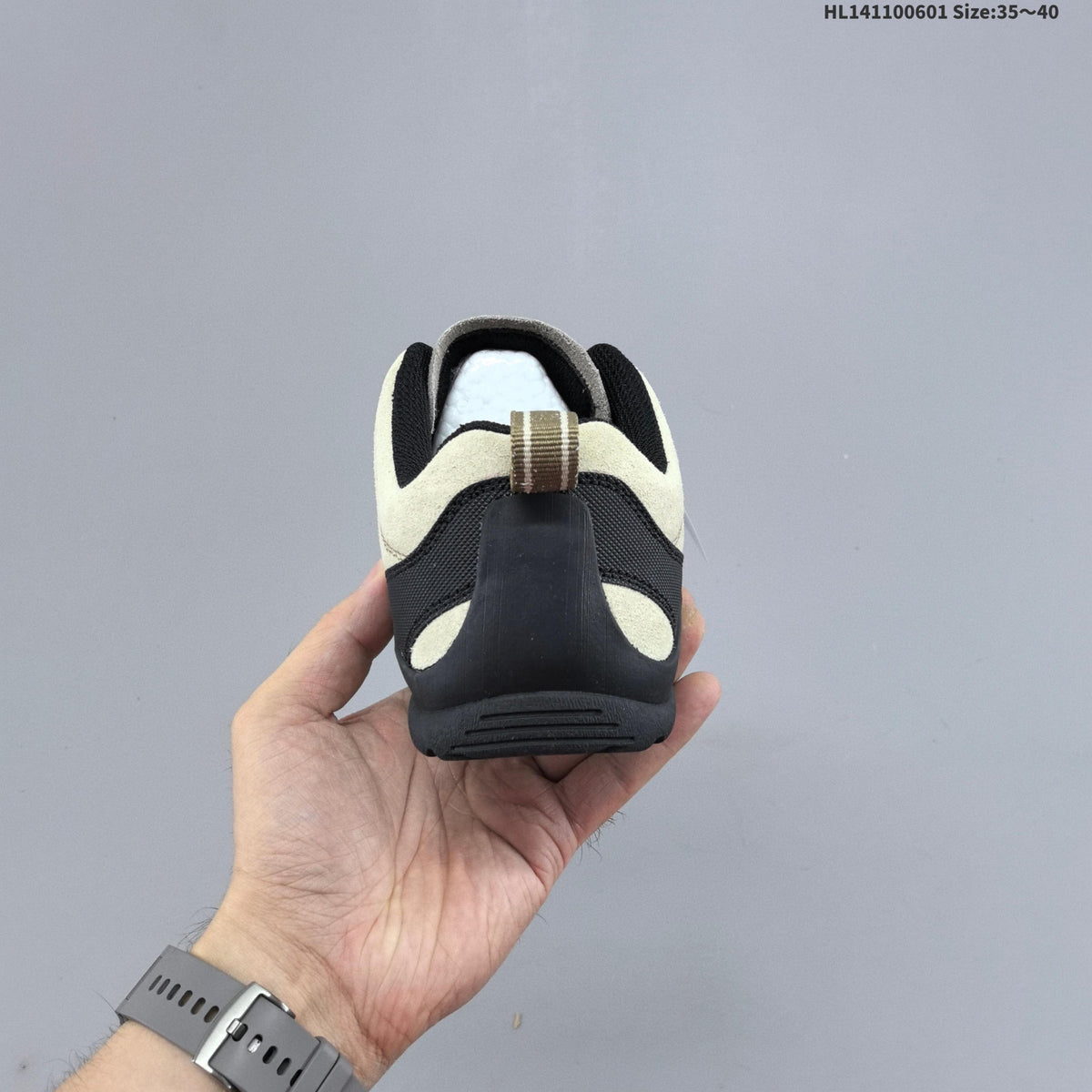 KEEN Jasper Low-Top Outdoor Sneakers, in Beige and Black - product image from the listing.