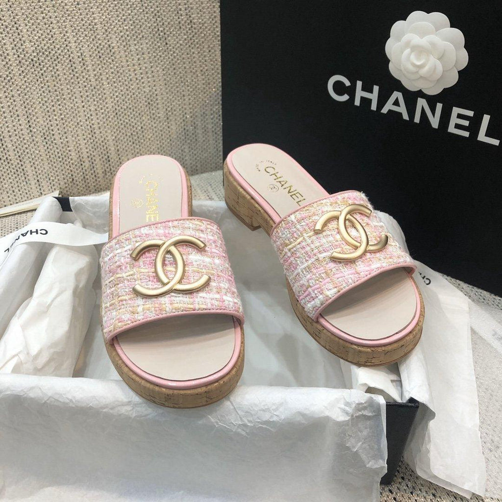 Sandals by Chanel - product photo shown in the listing for this item.
