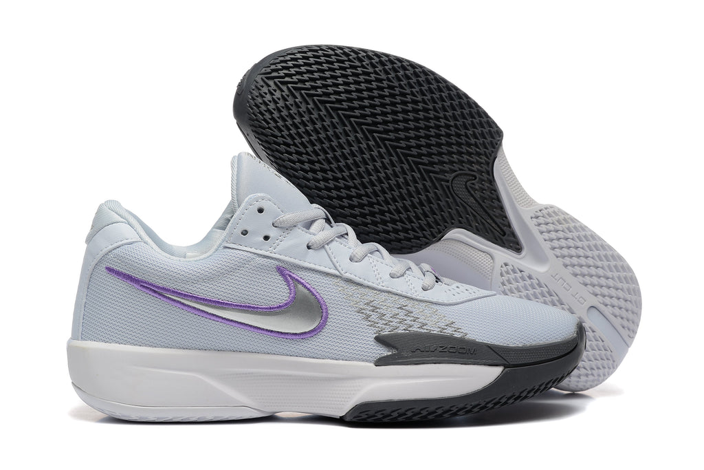 Nike Zoom Court Lite 3 White Grey Purple Tennis Footwear - product image from the listing.