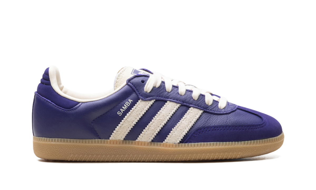 Women's Samba OG "Collegiate Purple Cream White" JI2736 - product image from the listing.