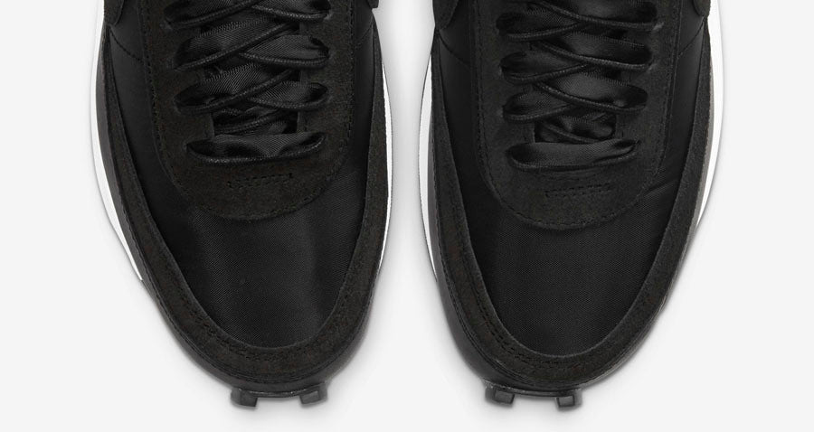 Nike x sacai LDV Waffle Black Nylon Trainers BV0073-002 - product image from the listing.