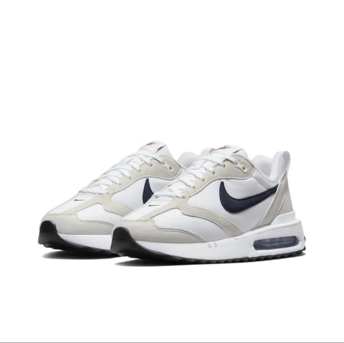 Nike Air Max Dawn Sneakers in White Grey DH5131-100 - product image from the listing.