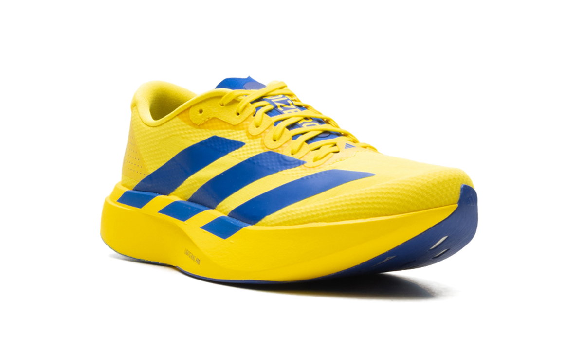 "Yellow Royal Blue" Adizero Evo SL KK3673 - product image from the listing.