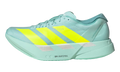 Women's Adizero Adios Pro 4 "Semi Flash Aqua Lucid Lemon Mint Ton" JR1243 - product image from the listing.