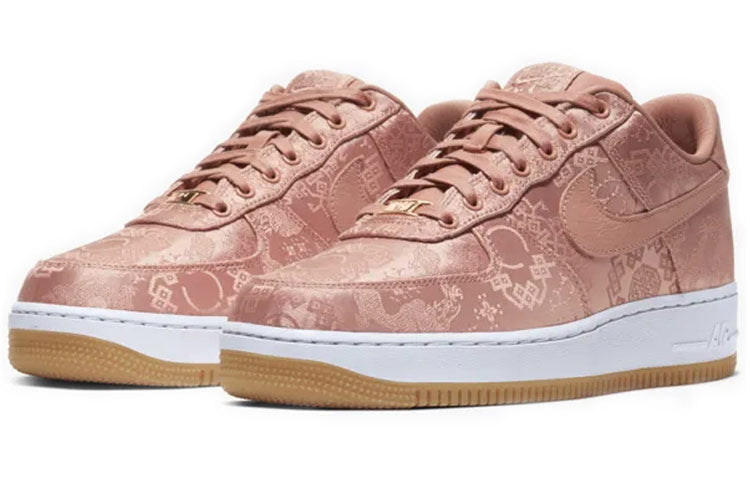 CLOT x Nike Air Force 1 Low Rose Gold Silk - product image from the listing.