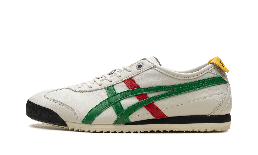 Onitsuka Tiger Mexico 66 Sd in Birch Green Red Yellow 127341 - product image from the listing.