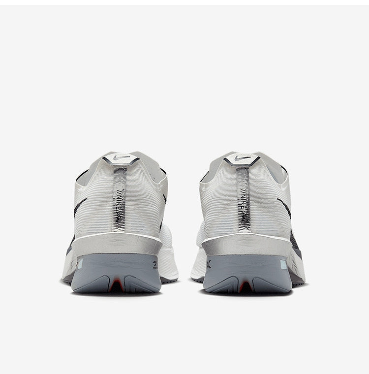 Nike Vaporfly Next 4% Road Racing Shoes in White Grey HF6414-100 - product image from the listing.