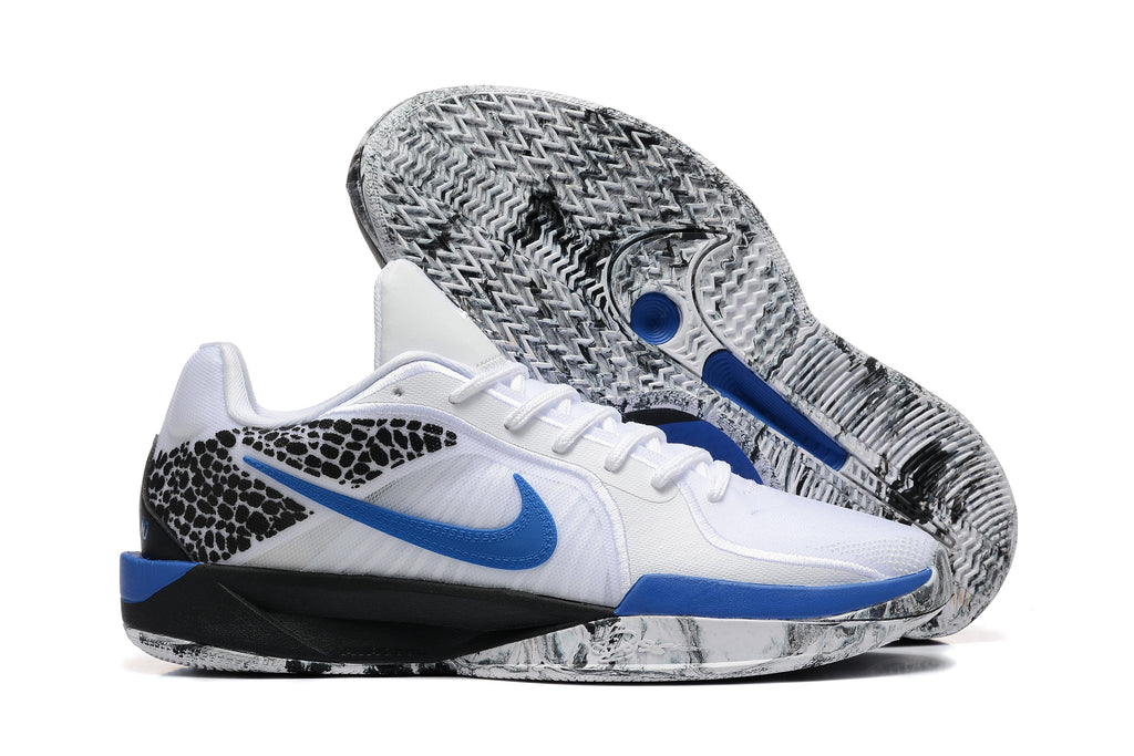 Nike Sabrina 2 Basketball Shoes in White Blue Black - product image from the listing.