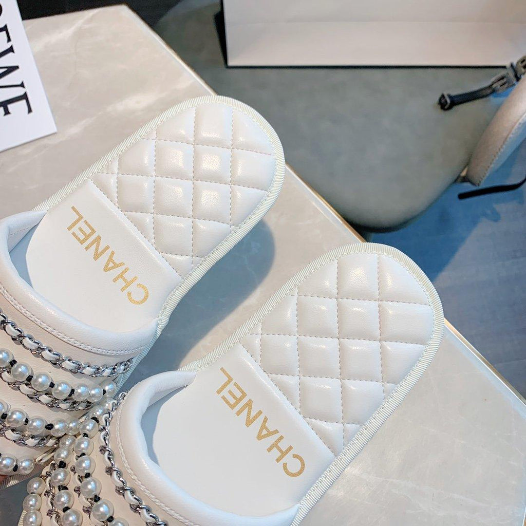 Sandals by Chanel - product photo shown in the listing for this item.