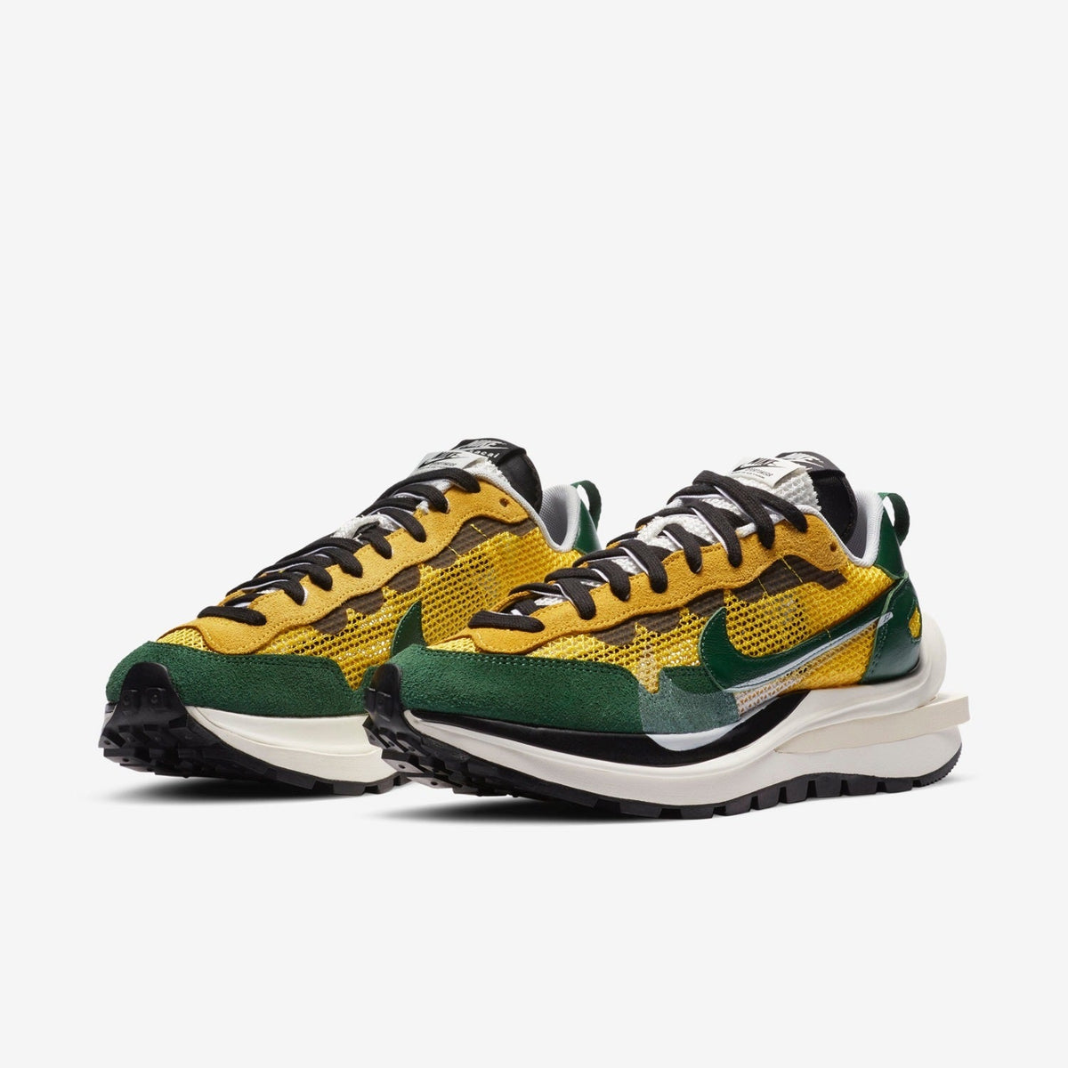 Nike sacai VaporWaffle Sneakers in Yellow Green CV1363-700 - product image from the listing.