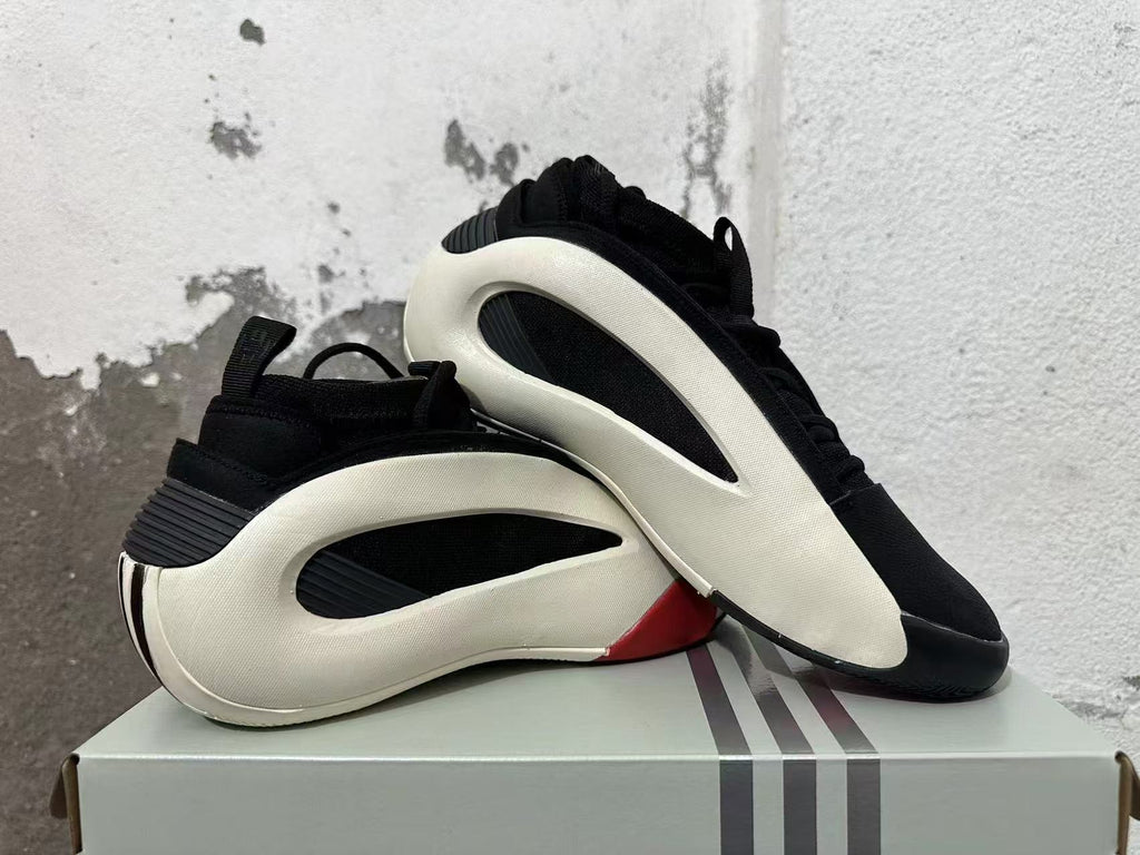 adidas Crazy 1 Basketball Sneakers in Black White Red - product image from the listing.
