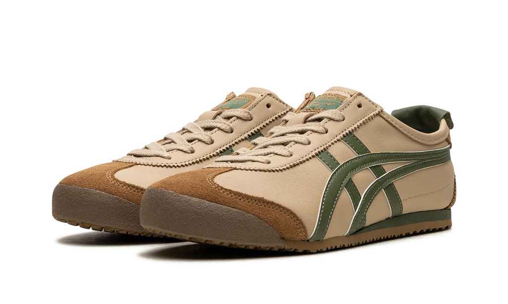 Onitsuka Tiger Mexico 66 in Beige Grass Green 121576 - product image from the listing.