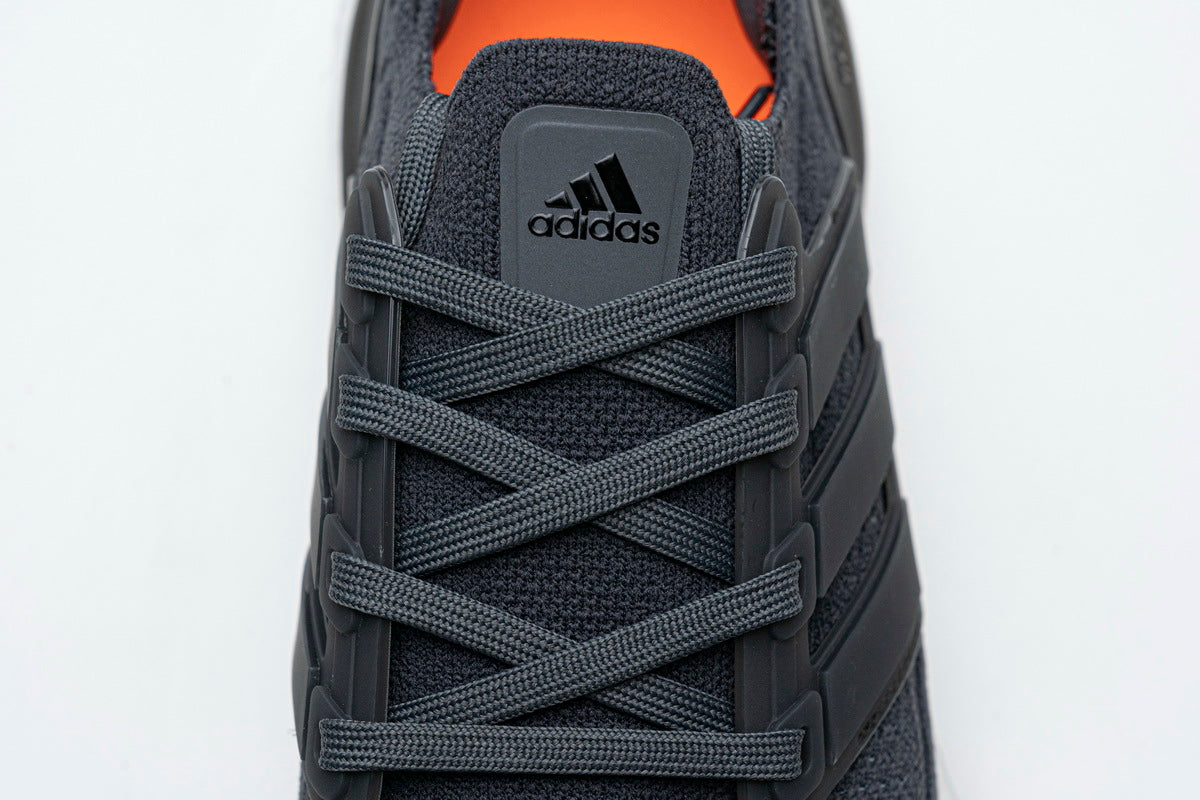 adidas UltraBoost 21 Running Shoes, in Charcoal and White FY0372 - product image from the listing.